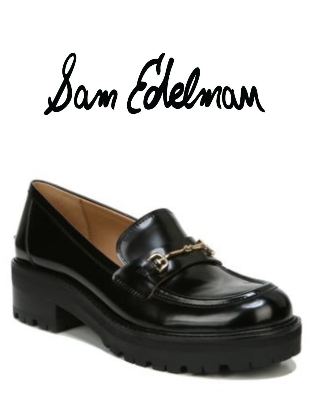 Sam Edelman - Women's Tully Loafer Black 6.5 Medium - Picture 2 of 3
